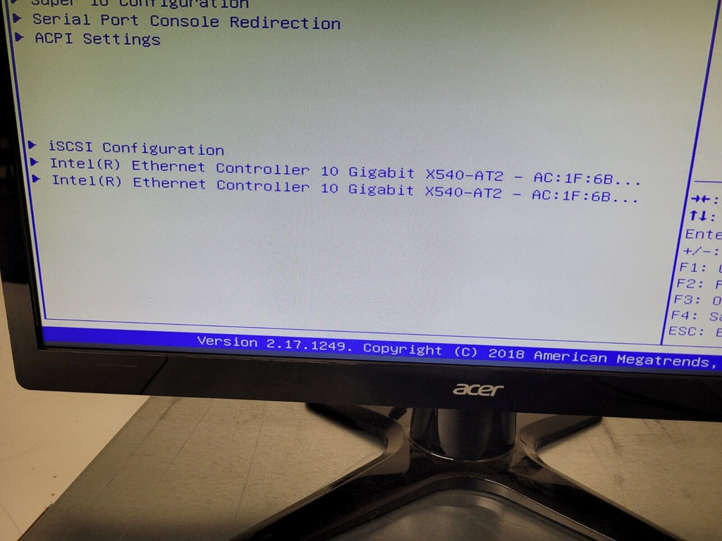 Supermicro 10 Bay SFF X10DRU-i+ 10x NVMe 2x Intel E5-2620 V4 192GB 2133Mhz Ram