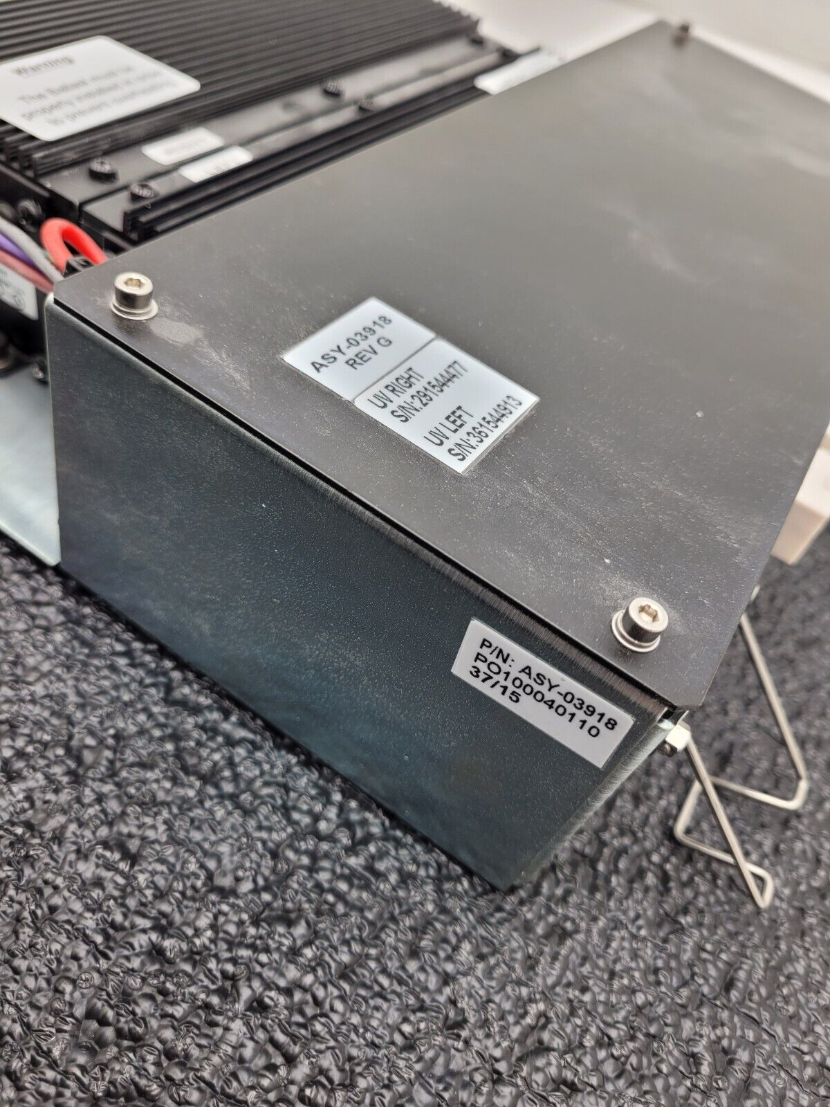 Stratasys ASY-03918 Metrolight Metal Halide M250MH-U-HF-CAD 8834621 Curing Power