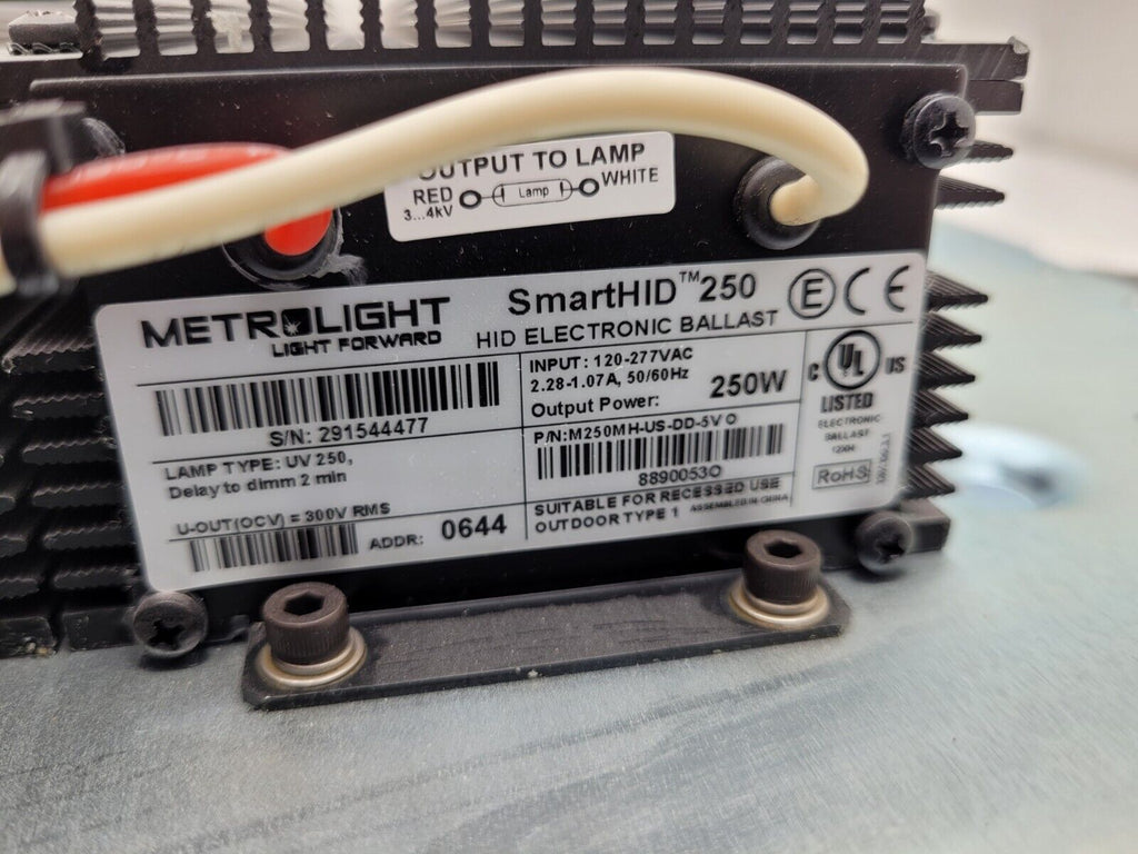 Stratasys ASY-03918 Metrolight Metal Halide M250MH-U-HF-CAD 8834621 Curing Power