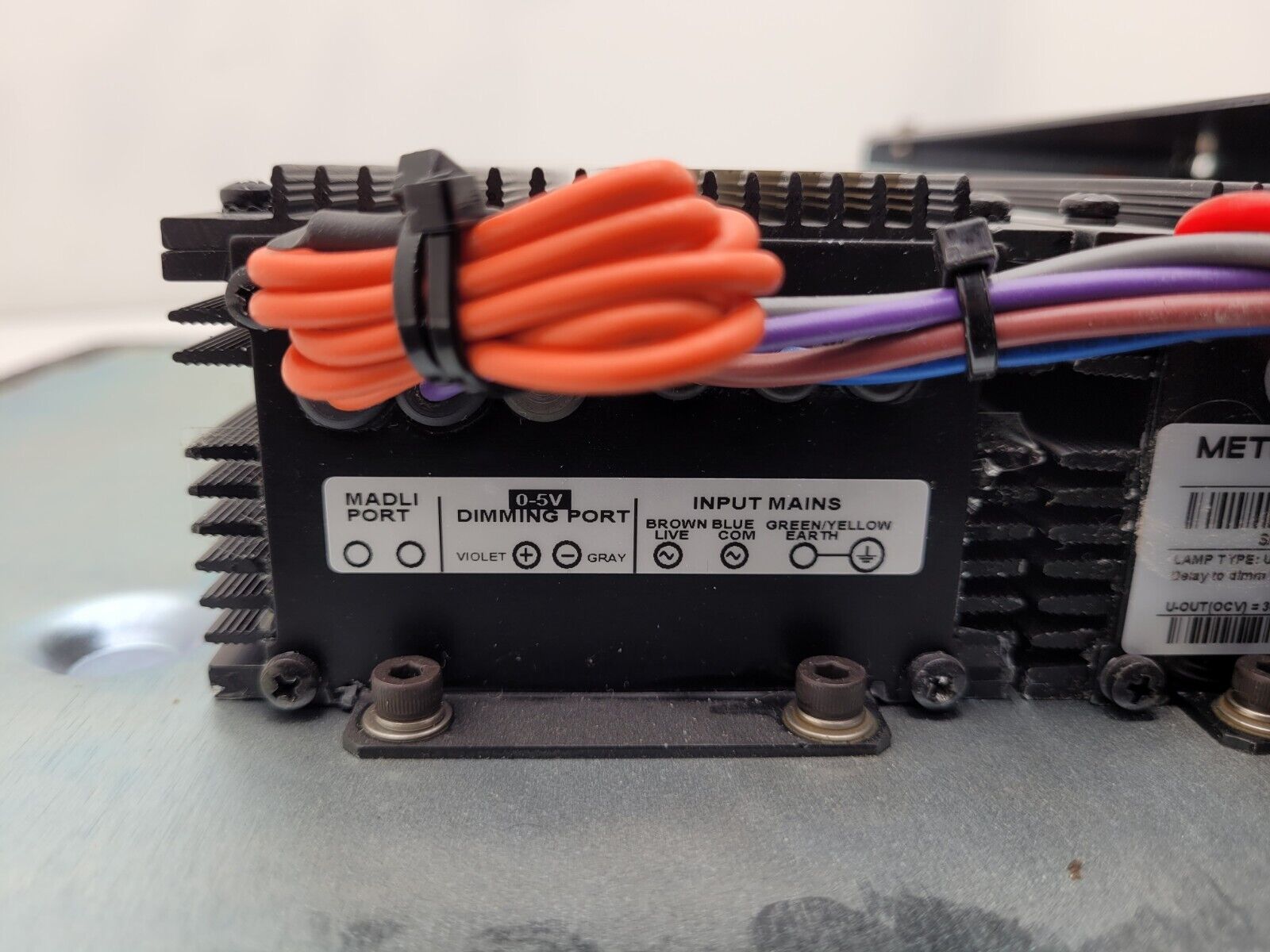 Stratasys ASY-03918 Metrolight Metal Halide M250MH-U-HF-CAD 8834621 Curing Power