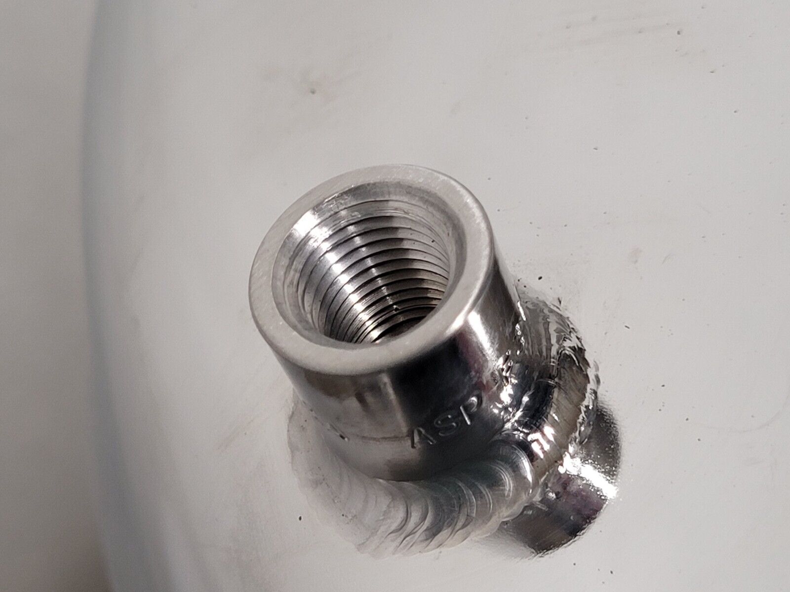 18" OD 30 Gal 100PSI MAWP Stainless Steel Pressure Tank, lid,  SS Tank w/ certs