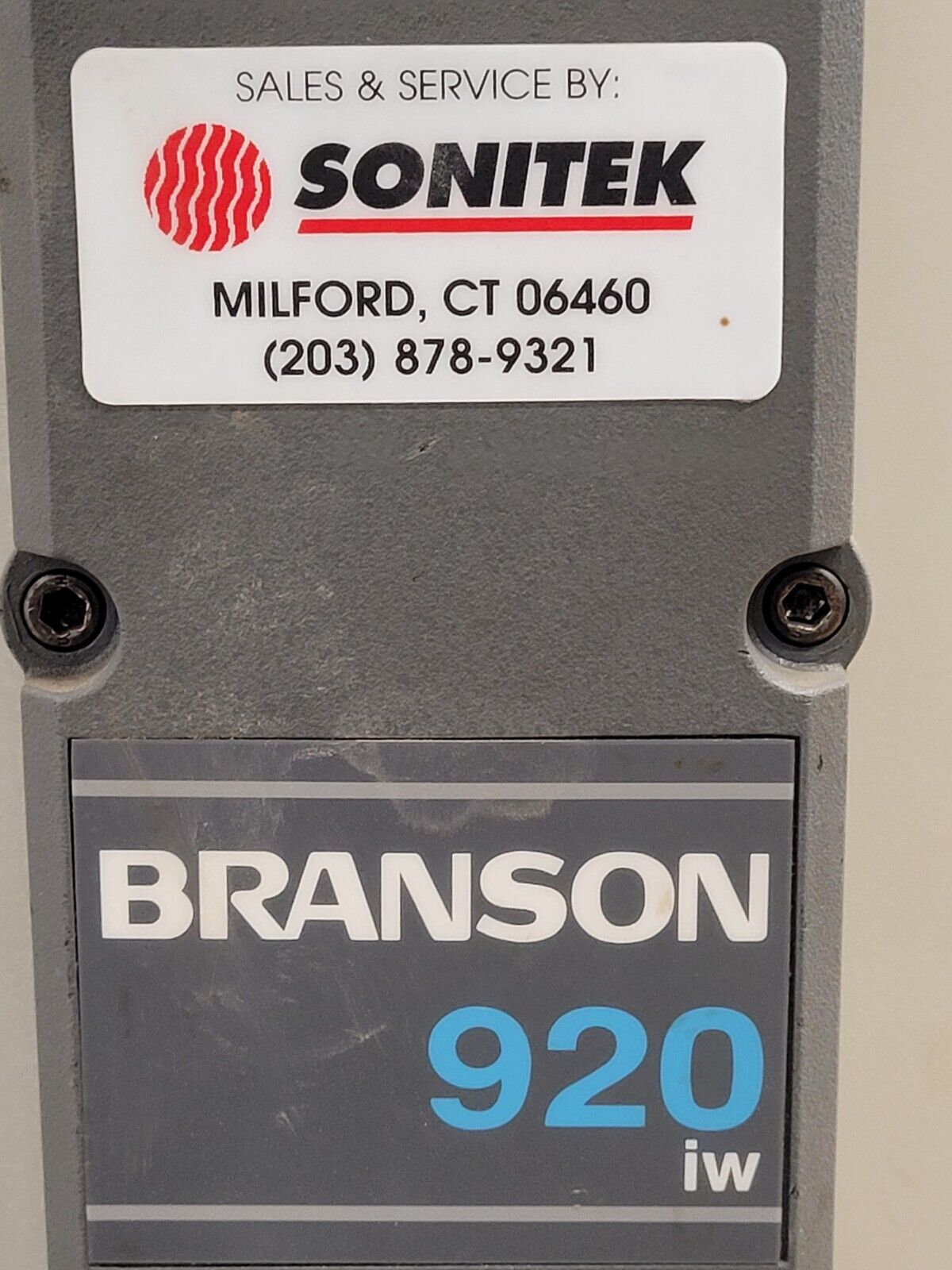 Branson Ultrasonics 920IW Ultrasonic welder Tested Working Excellent Condition