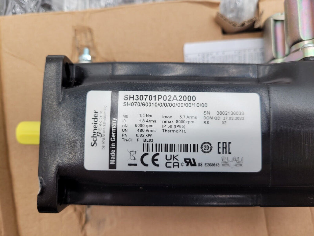 Schneider Electric Servo Motor SH30701P02A2000 for PacDrive 3 Drives Lexium 52