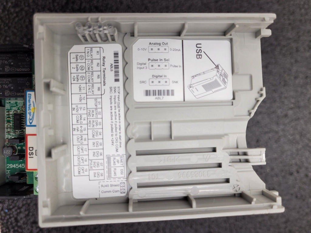 Allen Bradley 25B-D6P0N104 /A PowerFlex 525 EtherNet AC Drive 480V 6A 3HP 2.2kW