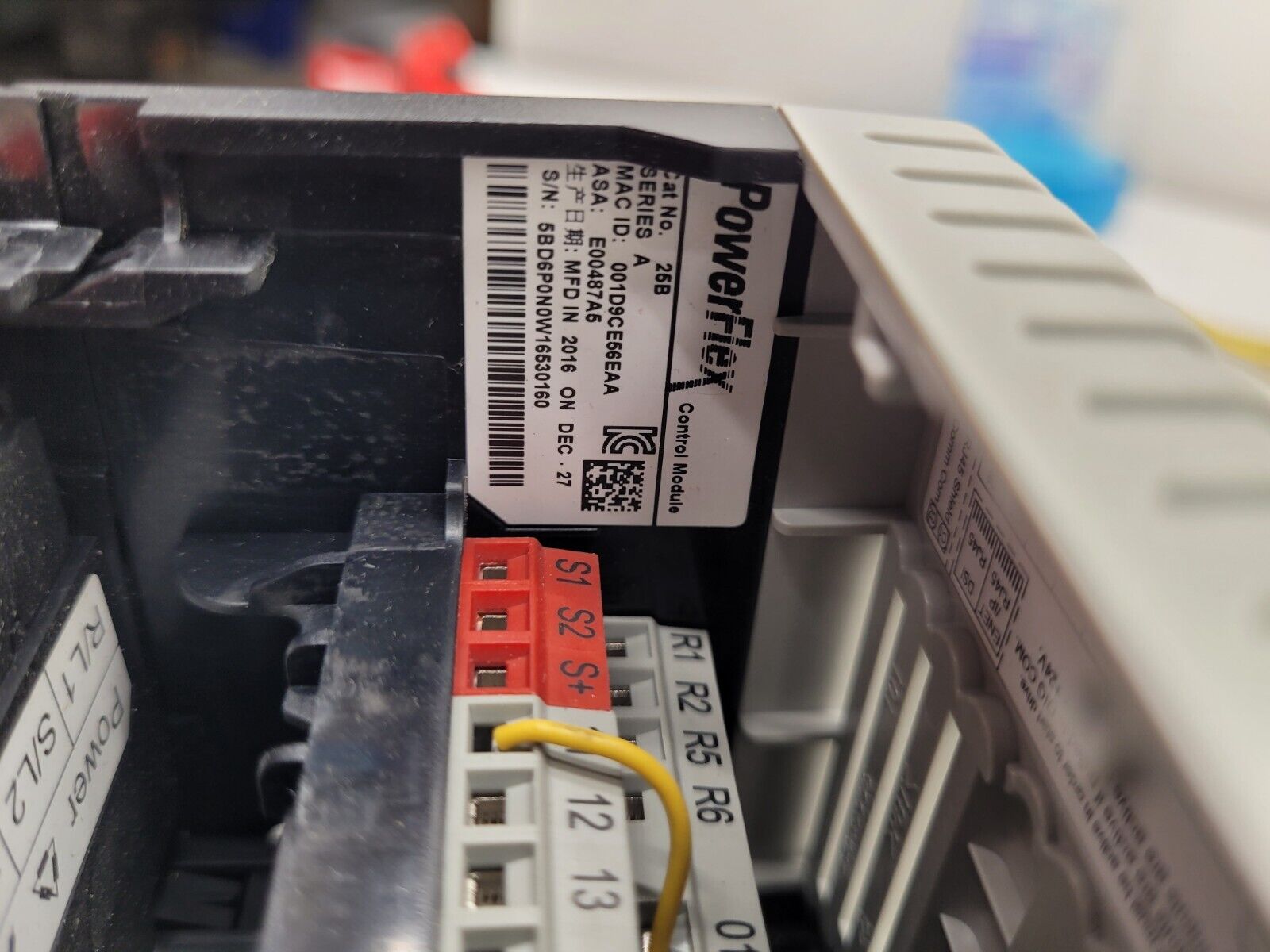 Allen Bradley 25B-D6P0N104 /A PowerFlex 525 EtherNet AC Drive 480V 6A 3HP 2.2kW