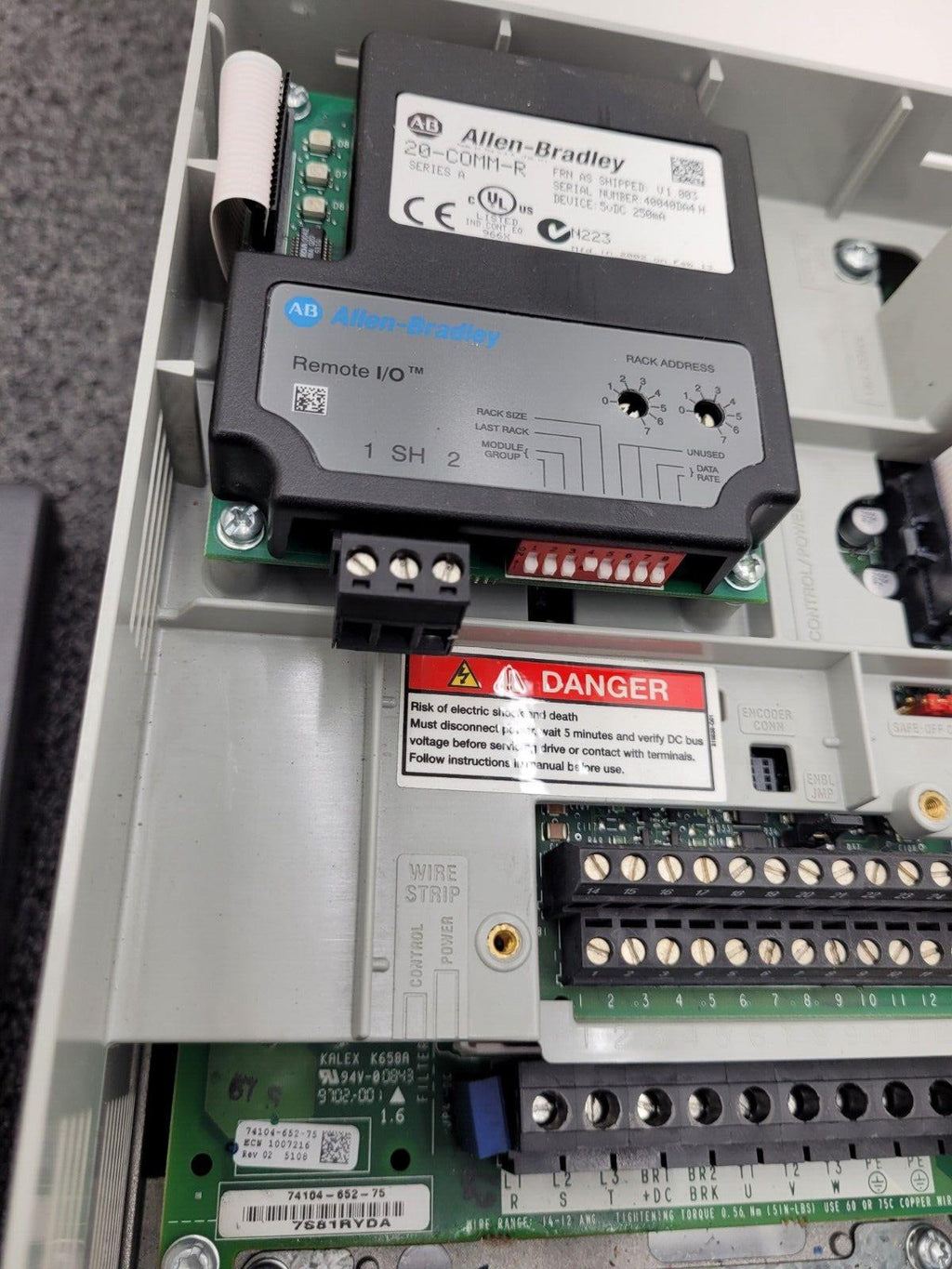 Allen Bradley 20AD8P0A0AYNNNC0 /A PowerFlex 70 480V 5HP AC VFD Motor Drive