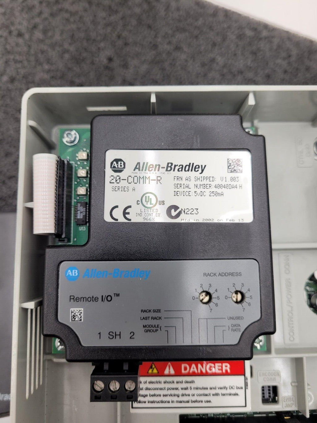 Allen Bradley 20AD8P0A0AYNNNC0 /A PowerFlex 70 480V 5HP AC VFD Motor Drive