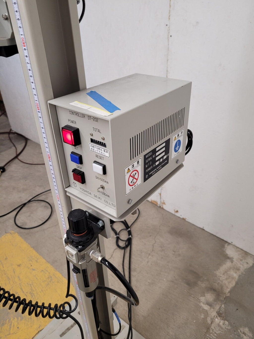 Yoshida Seiki Shinyei 86" Drop Tester Tower DT-202 For Mobile Products Phones