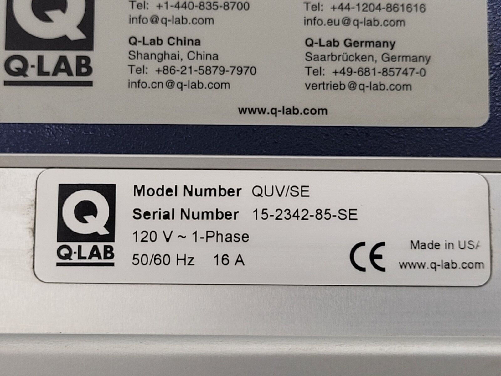 QUV QUV/se Accelerated Weather Tester UV Moisture Dew Solar Irradiance 1.8kW