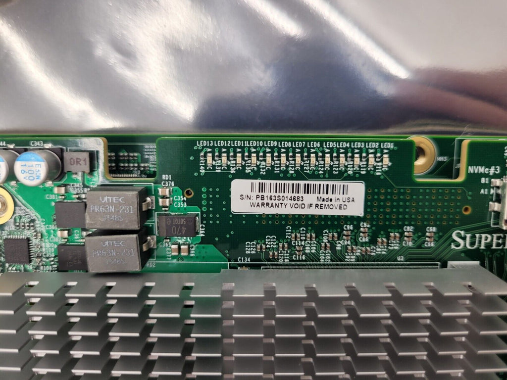 Supermicro BPN-NVME3-216EB / 2x BPN-NVME3-216EL NVME 24 Drive NVMe 2U Backplane
