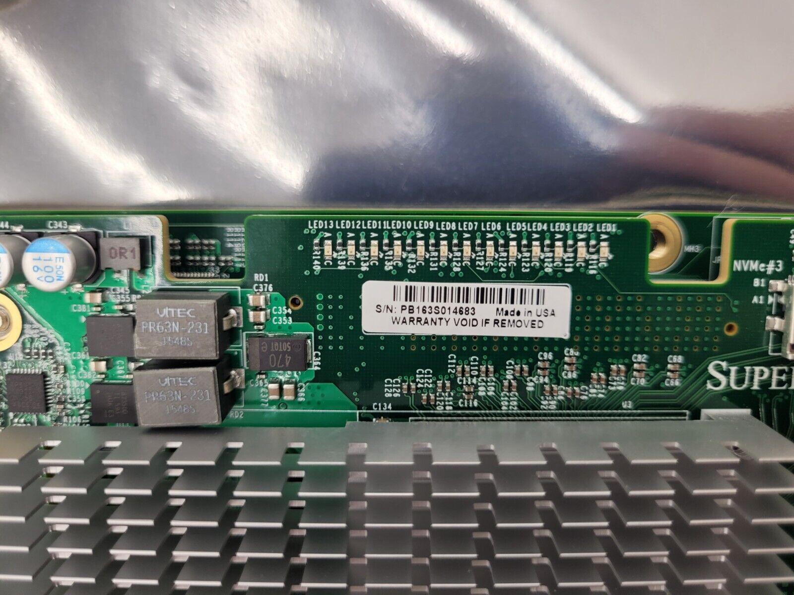 Supermicro BPN-NVME3-216EB / 2x BPN-NVME3-216EL NVME 24 Drive NVMe 2U Backplane