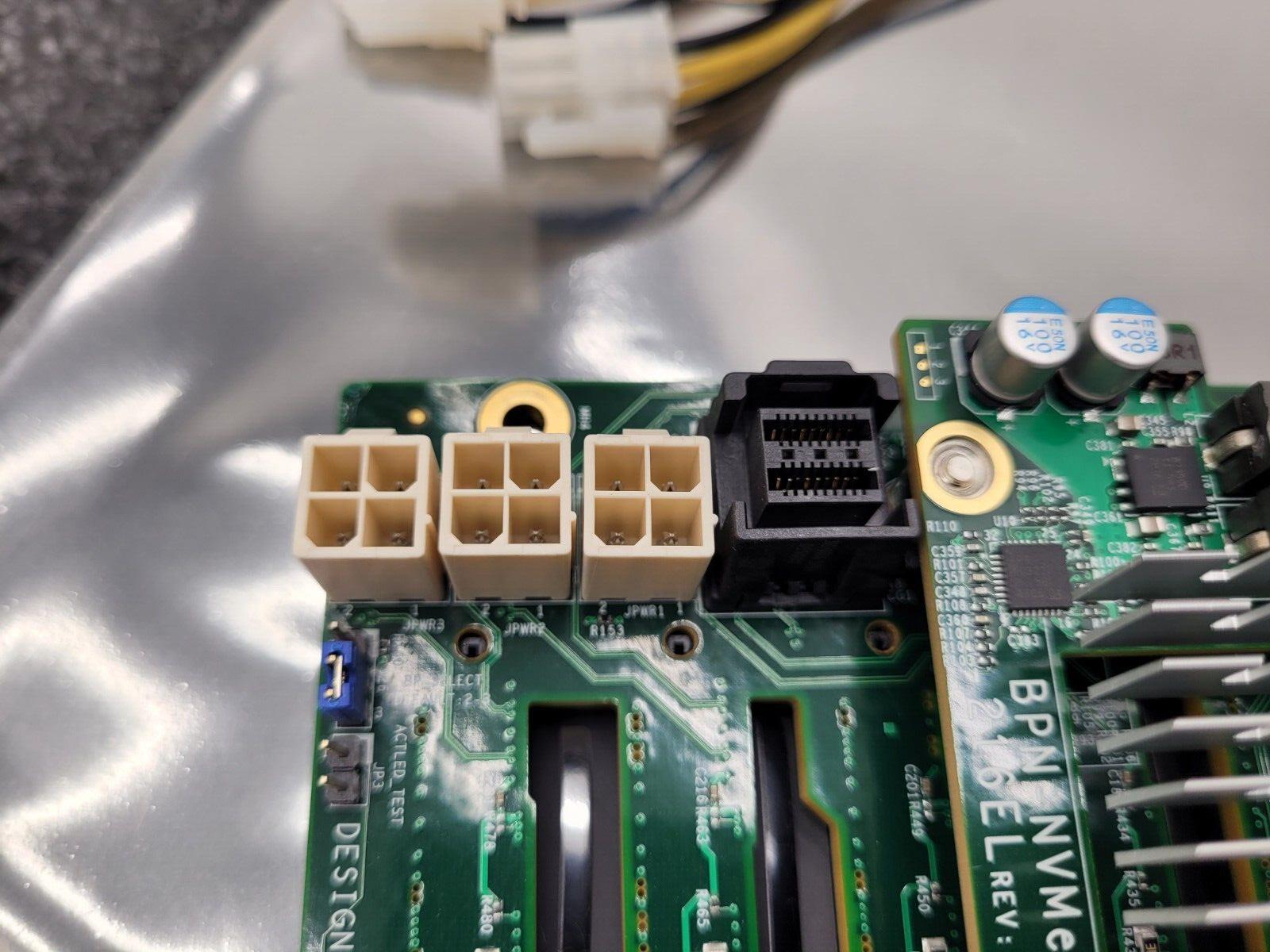 Supermicro BPN-NVME3-216EB / 2x BPN-NVME3-216EL NVME 24 Drive NVMe 2U Backplane