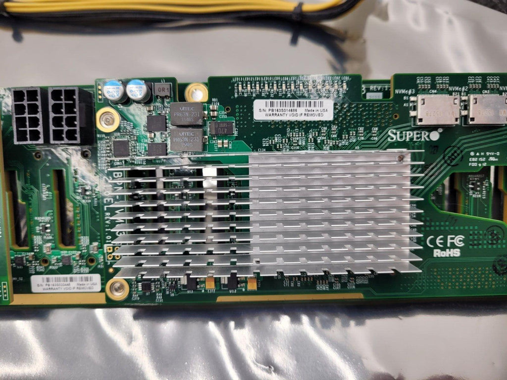 Supermicro BPN-NVME3-216EB / 2x BPN-NVME3-216EL NVME 24 Drive NVMe 2U Backplane