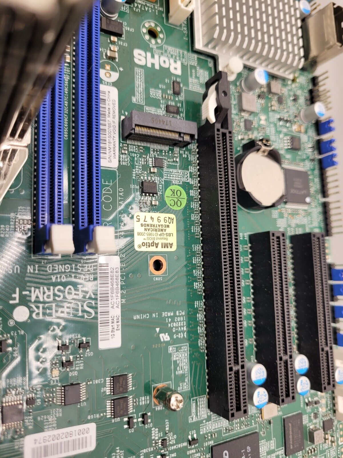 Supermicro X10SRM-F E5-2670V3 Intel C612 LGA2011-3 DDR4 ECC Motherboard NO Ram