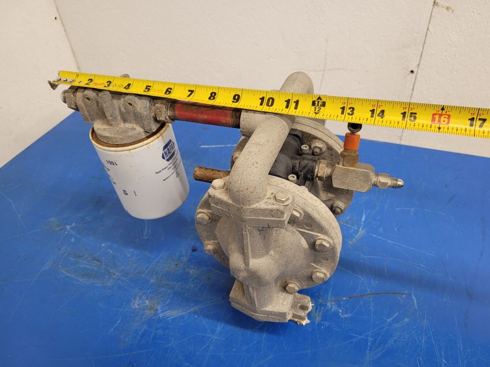 Versamatic 1/2" Aluminum AODD Pump E500A ATEX w/ Filter P551551