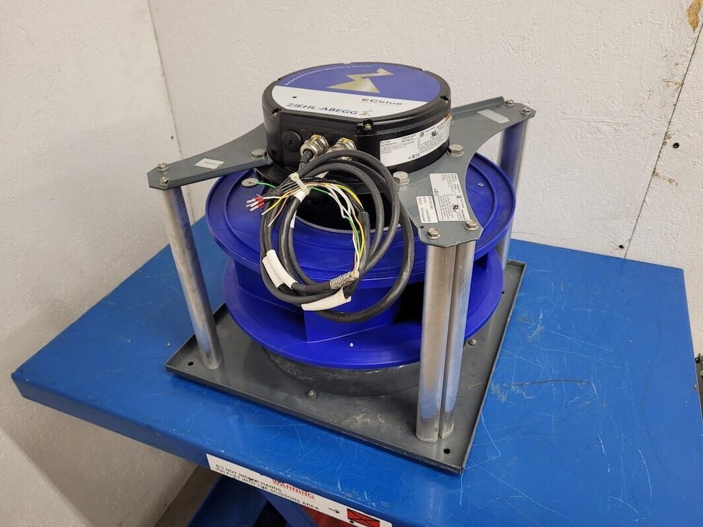Ziehl Abegg 168519/02 GR35C-ZID.DG.CR Centrifugal Blower Fan 3PH 380-480VAC 3kW