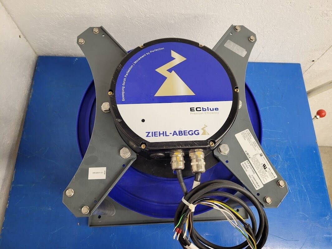 Ziehl Abegg 168519/02 GR35C-ZID.DG.CR Centrifugal Blower Fan 3PH 380-480VAC 3kW