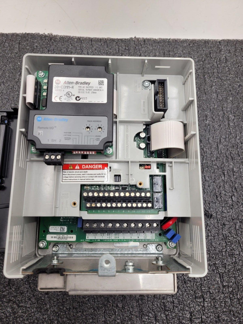 Allen Bradley 20AD8P0A3AYNNNC0 /A PowerFlex 70 480V 5HP AC VFD Motor Drive 2014