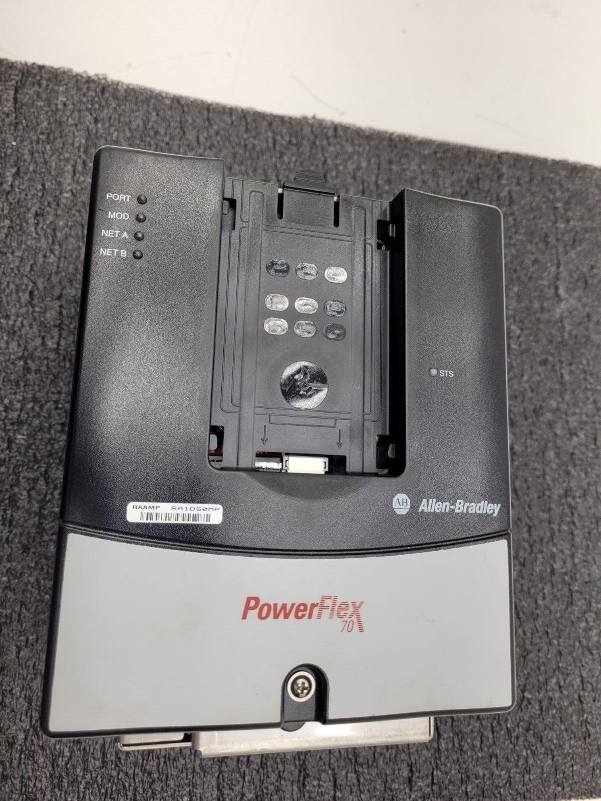 Allen Bradley 20AD8P0A3AYNNNC0 /A PowerFlex 70 480V 5HP AC VFD Motor Drive 2014