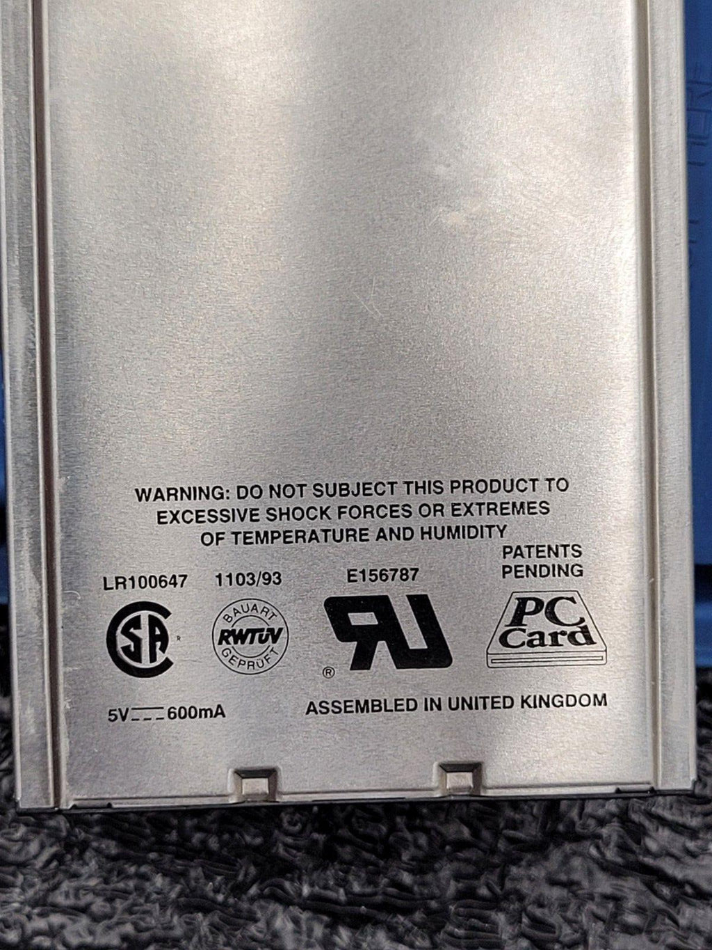 LECROY 93XX-HD02 PCMCIA HARD DISK for 9384 9370, 9350A CT521RM 520MB Callunacard