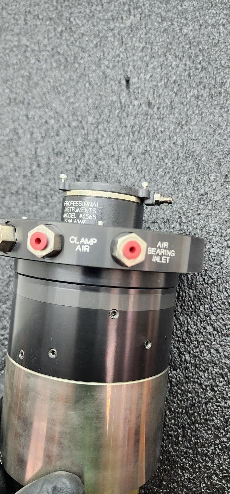 Professional Instruments 6565 Air Bearing Spindle Tested Spins Smoothly F