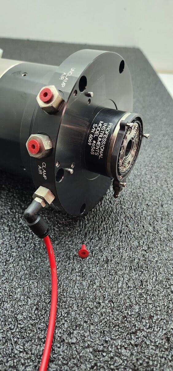 Professional Instruments 6565 Air Bearing Spindle Tested Spins Smoothly F