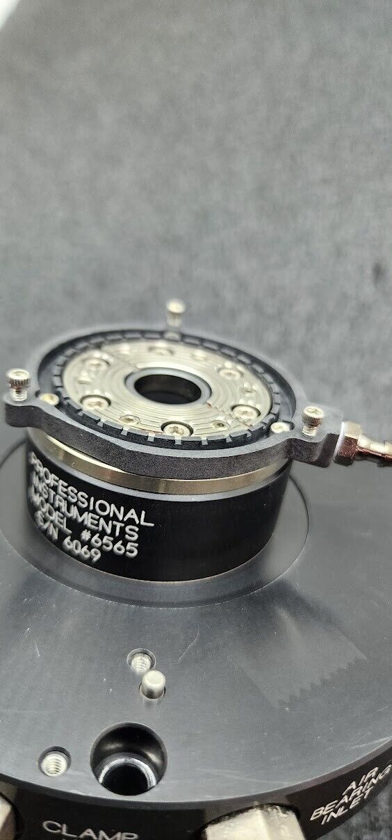 Professional Instruments 6565 Air Bearing Spindle Tested Spins Smoothly F