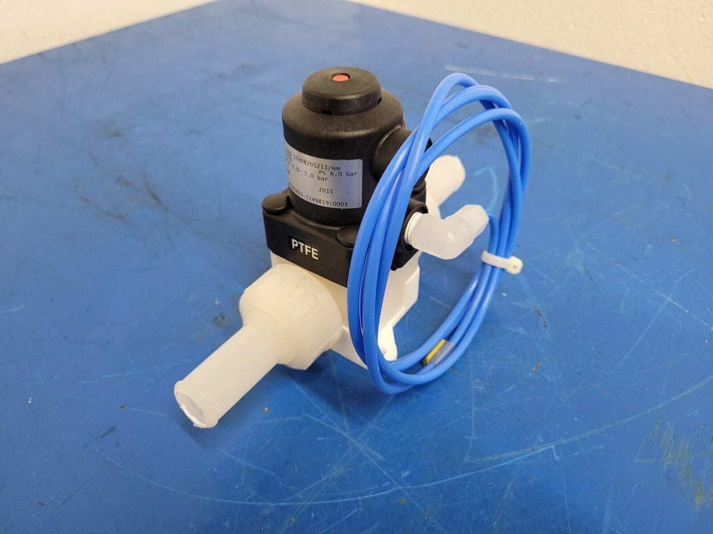 Gemu Typ 610 Diaphragm Valve Pneumatic Actuated DN 15 4-7bar PTFE