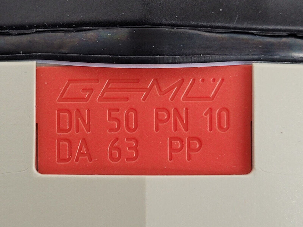 Gemu Typ 630 Diaphragm Valve Pneumatic Actuated DN 50 PN10 DA63 PP PTFE