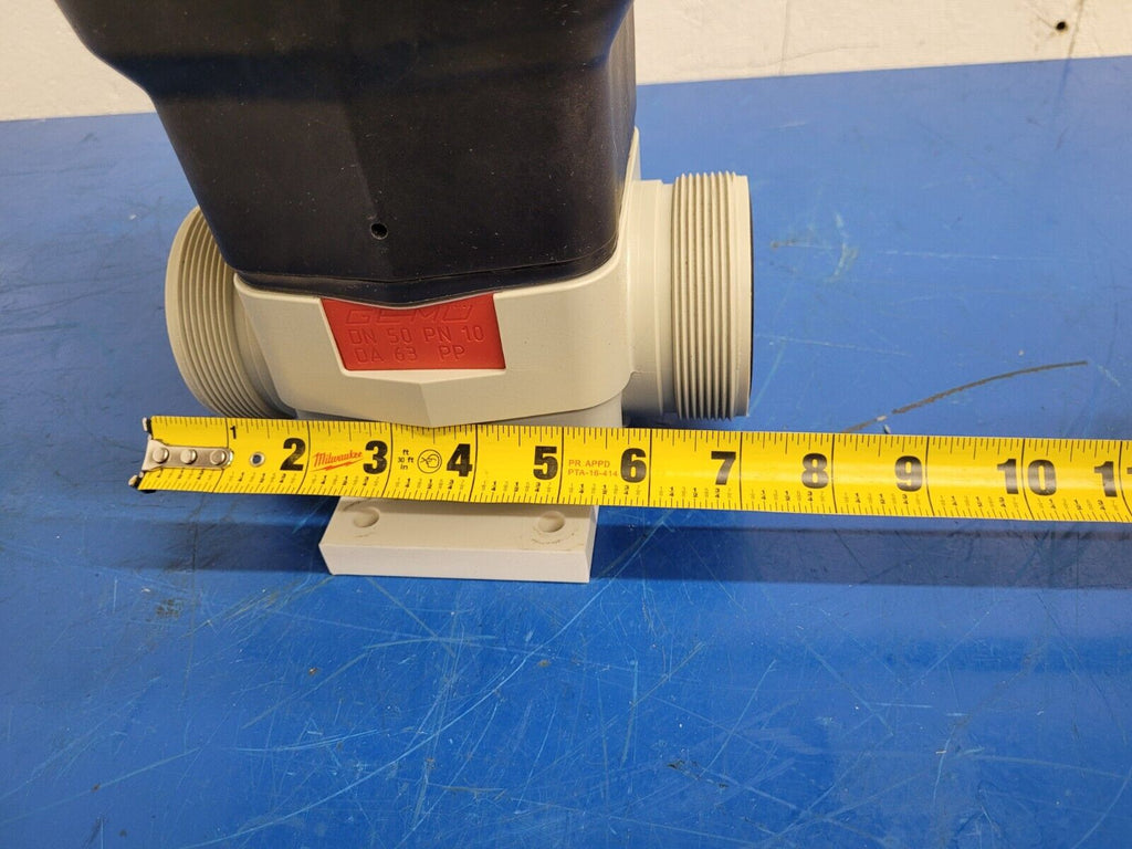Gemu Typ 630 Diaphragm Valve Pneumatic Actuated DN 50 PN10 DA63 PP PTFE