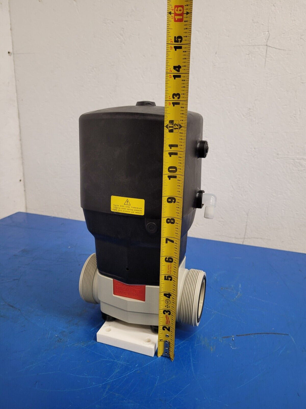 Gemu Typ 630 Diaphragm Valve Pneumatic Actuated DN 50 PN10 DA63 PP PTFE
