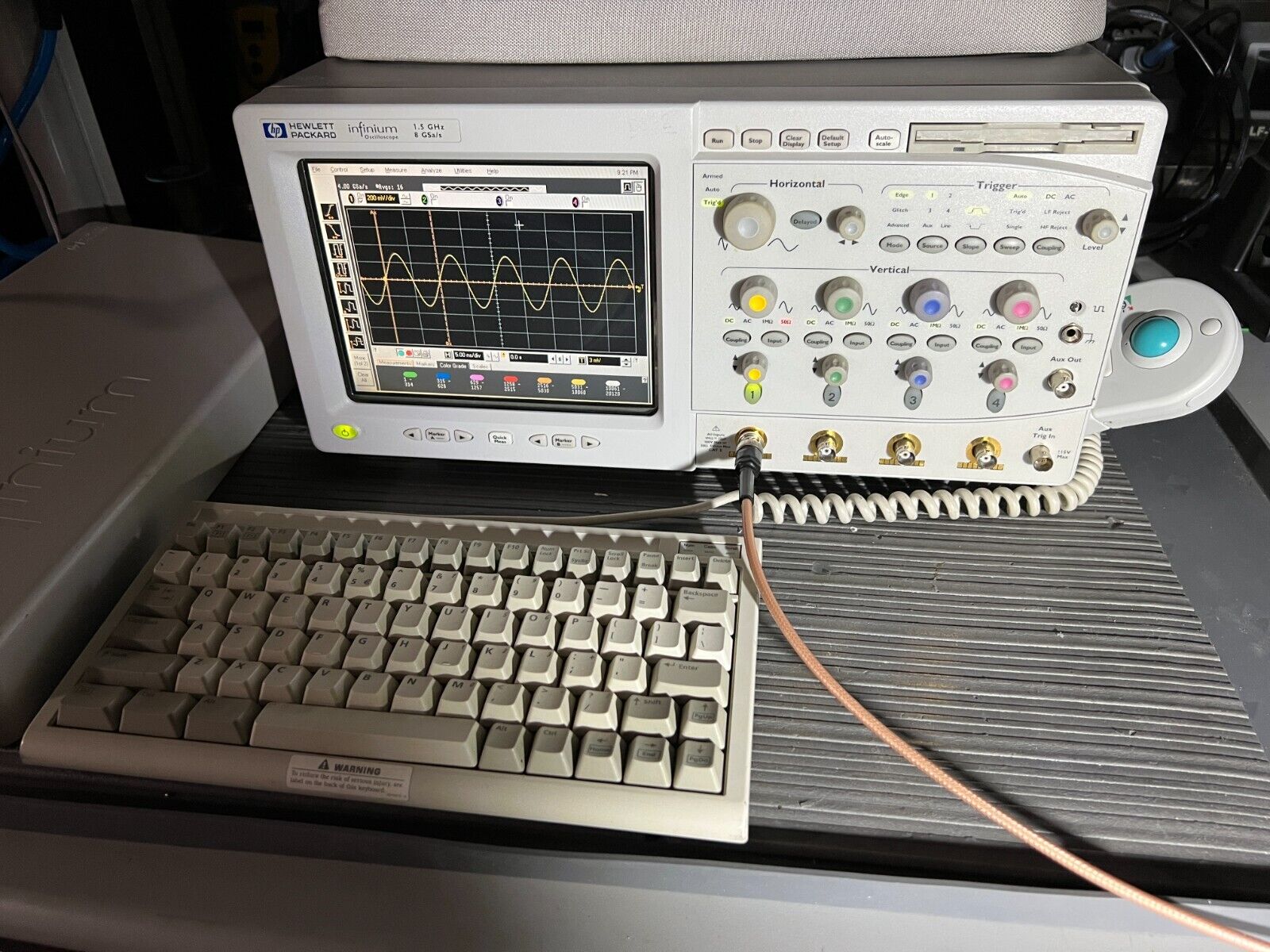 Agilent HP 54845A 4CH 1.5GHz 8 GSa/s Infiniium Infinium Digital Oscilloscope DSO