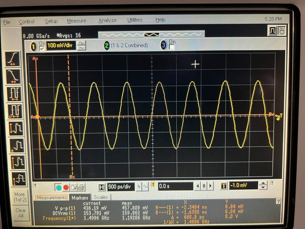Agilent HP 54845A 4CH 1.5GHz 8 GSa/s Infiniium Infinium Digital Oscilloscope DSO