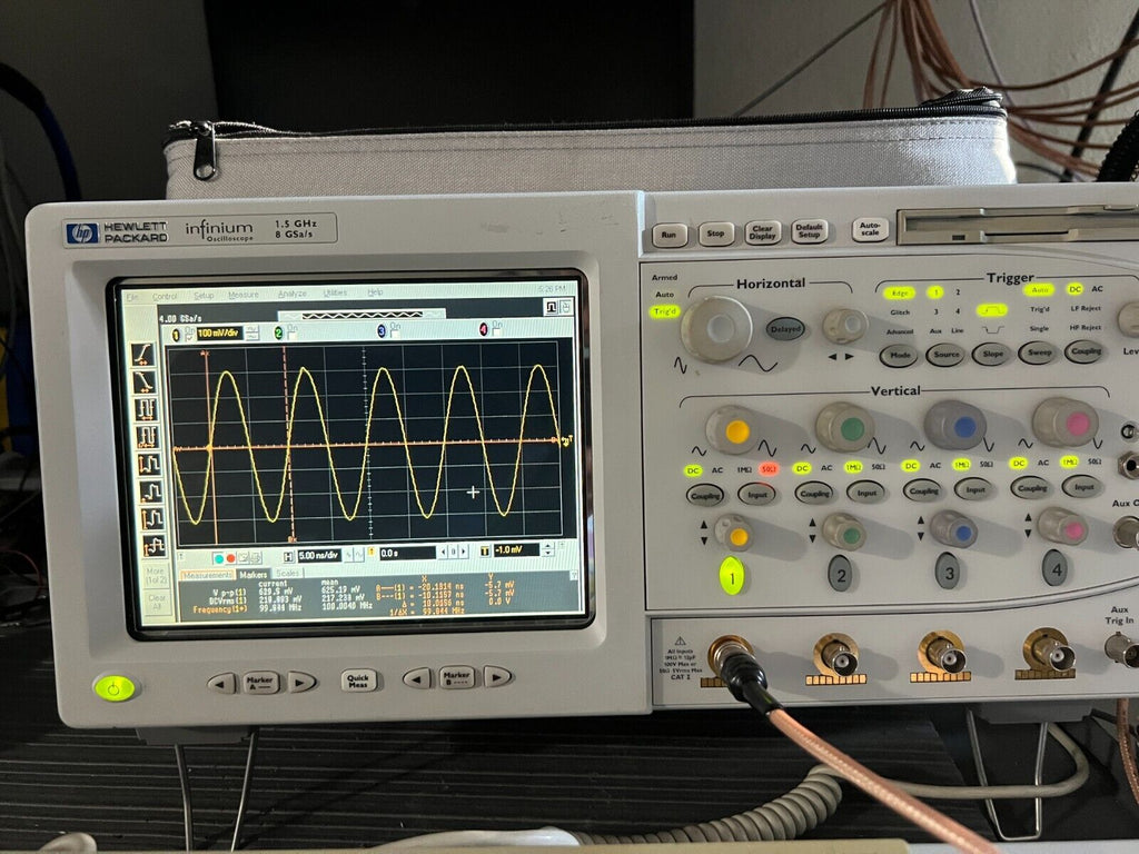 Agilent HP 54845A 4CH 1.5GHz 8 GSa/s Infiniium Infinium Digital Oscilloscope DSO