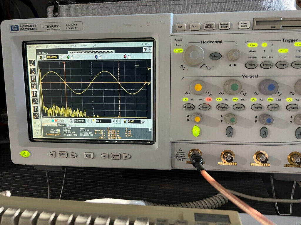 Agilent HP 54845A 4CH 1.5GHz 8 GSa/s Infiniium Infinium Digital Oscilloscope DSO