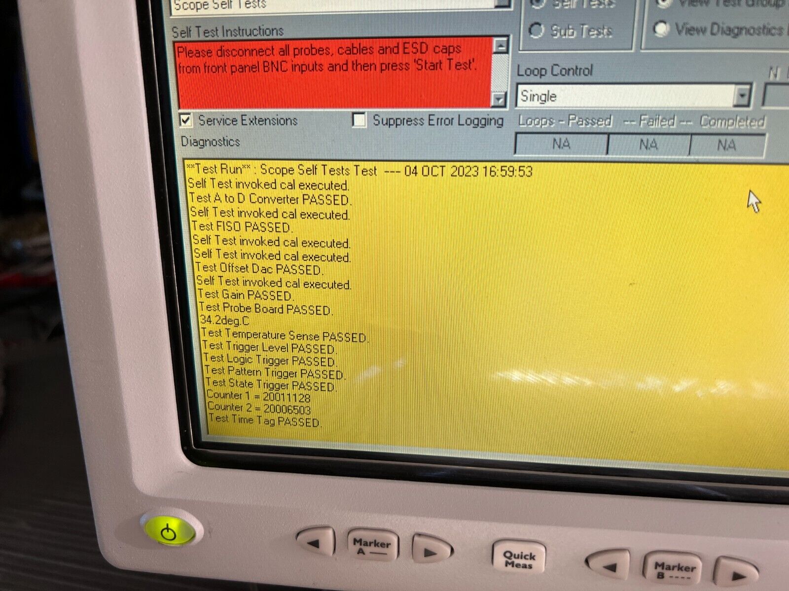 Agilent HP 54845A 4CH 1.5GHz 8 GSa/s Infiniium Infinium Digital Oscilloscope DSO