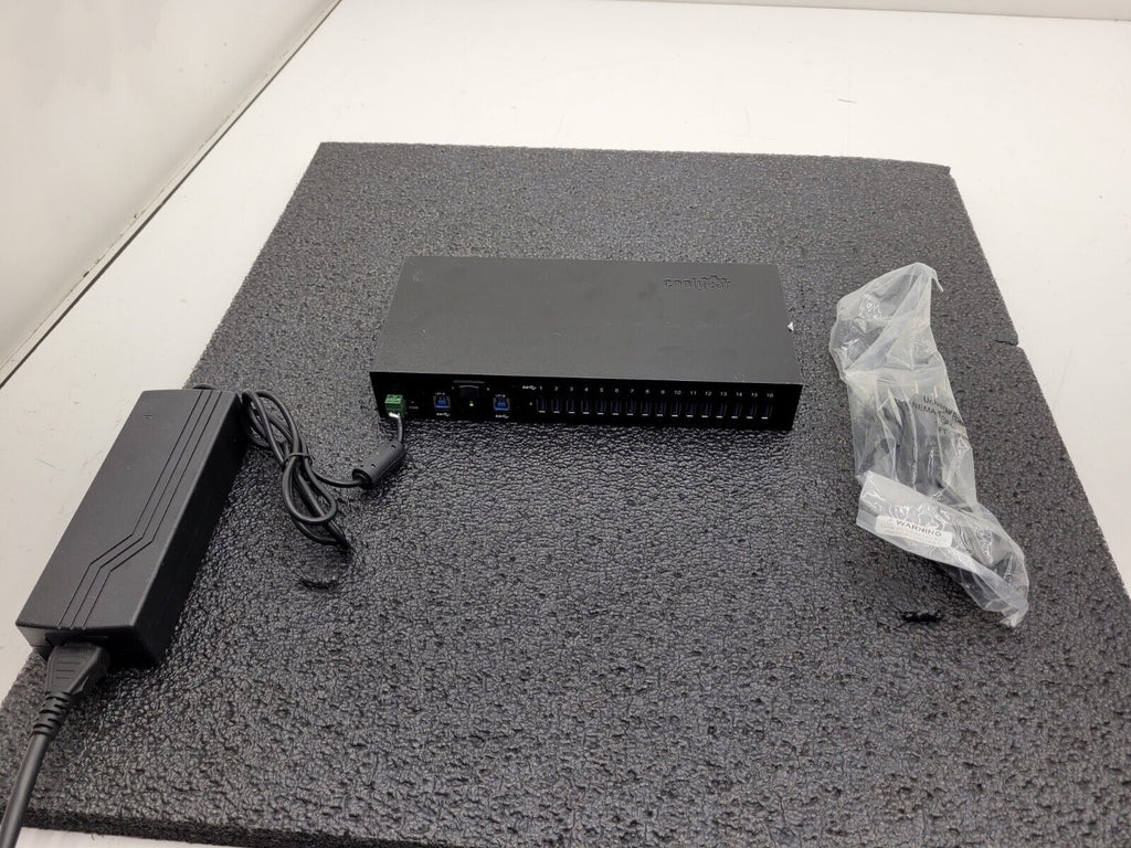 COOLGEAR USB3-16U1 16 PORT USB 3.2 GEN 1 HUB & ESD SURGE PROTECTION COOL GEAR