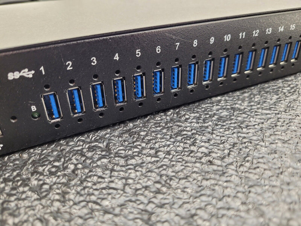 COOLGEAR USB3-16U1 16 PORT USB 3.2 GEN 1 HUB & ESD SURGE PROTECTION COOL GEAR