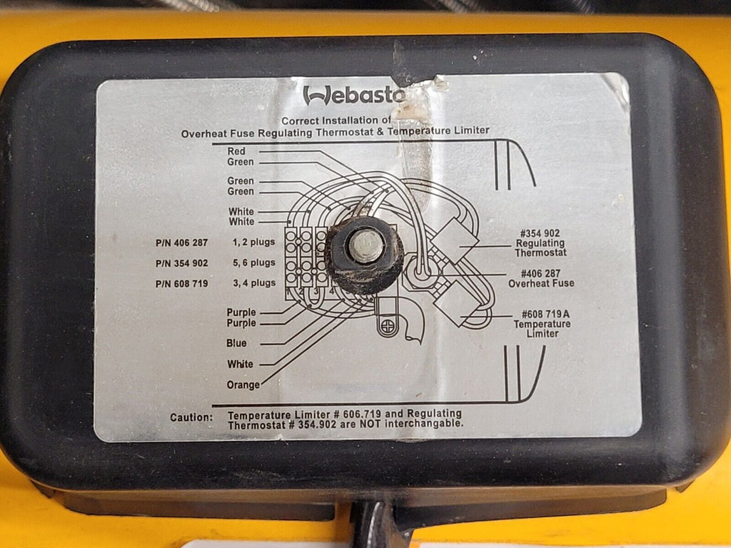 Webasto Arctic Fox DBW2010.80 Diesel Heater 13.2kW 12 Volt 60W With Cover B9