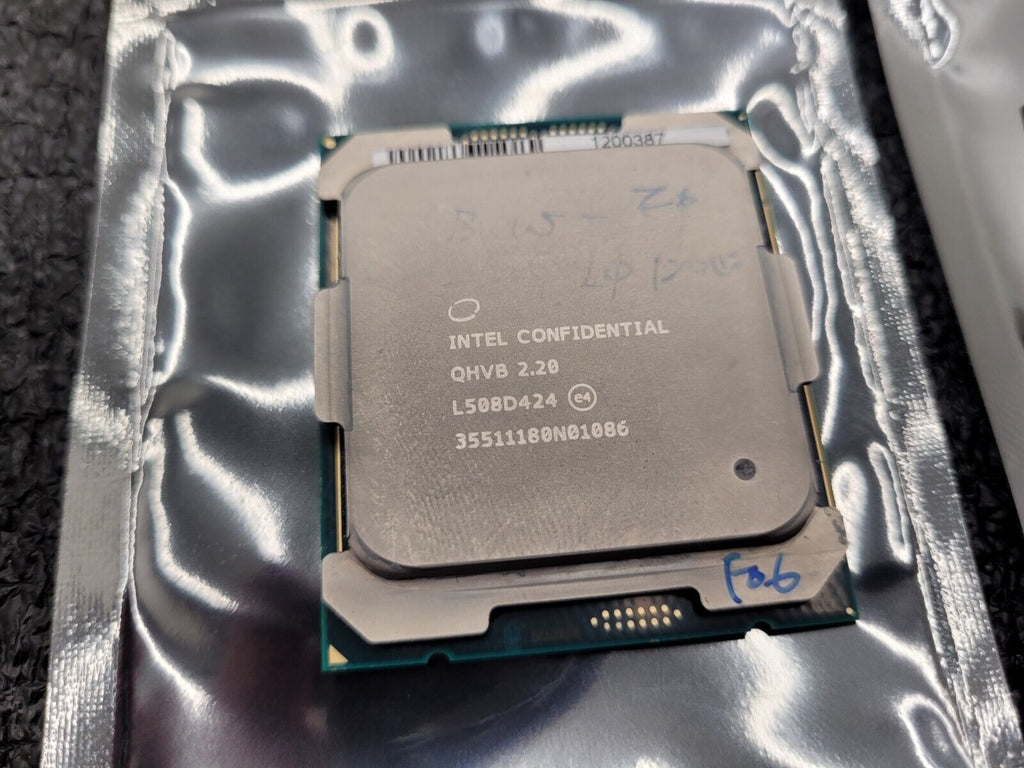 Lot of 2 Intel Confidential QHVB Xeon E5-2680v4 SR2N7 14 Core 2.4GHz Processor