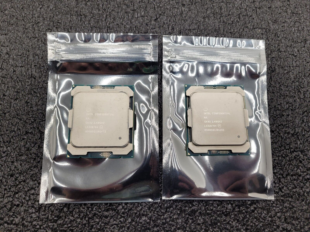 Lot of 2 Intel Confidential QK92 Xeon E5-2680v4 SR2N7 14 Core 2.4GHz Processor