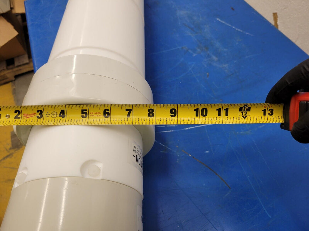 Process Technology Fluoropolymer In-Line Chemical Heater 12000W 12Kw 400V 3PH