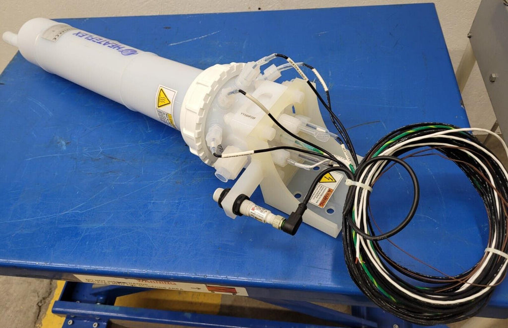 Heateflex LHN-1-09-0-A21-14-25 Ultra Pure In-line Fluid Acid Heater PVDF/PFA 9kW