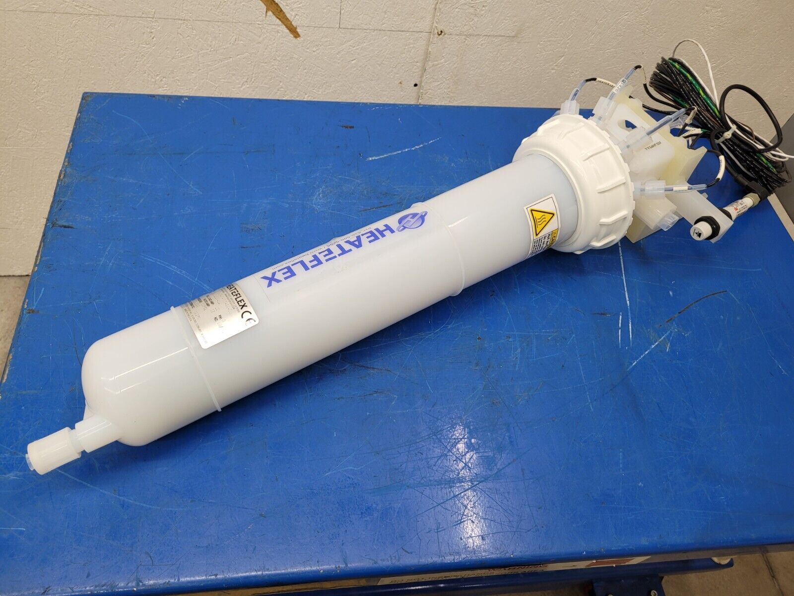 Heateflex LHN-1-09-0-A21-14-25 Ultra Pure In-line Fluid Acid Heater PVDF/PFA 9kW