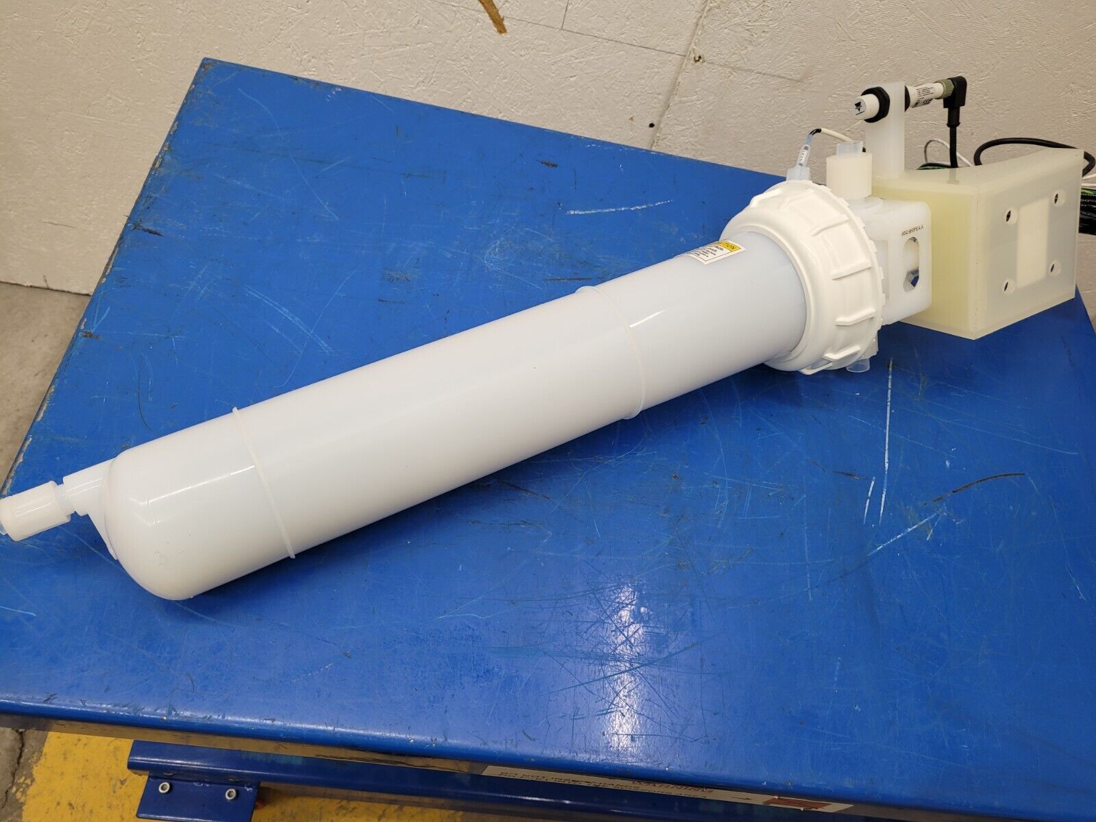 Heateflex LHN-1-09-0-A21-14-25 Ultra Pure In-line Fluid Acid Heater PVDF/PFA 9kW