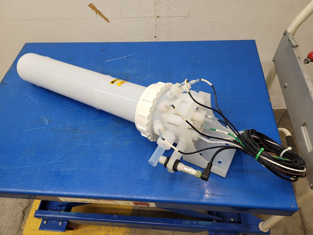 Heateflex LHN-1-09-0-A01-24-23 Ultra Pure In-line Fluid Acid Heater PVDF/PFA 9kW