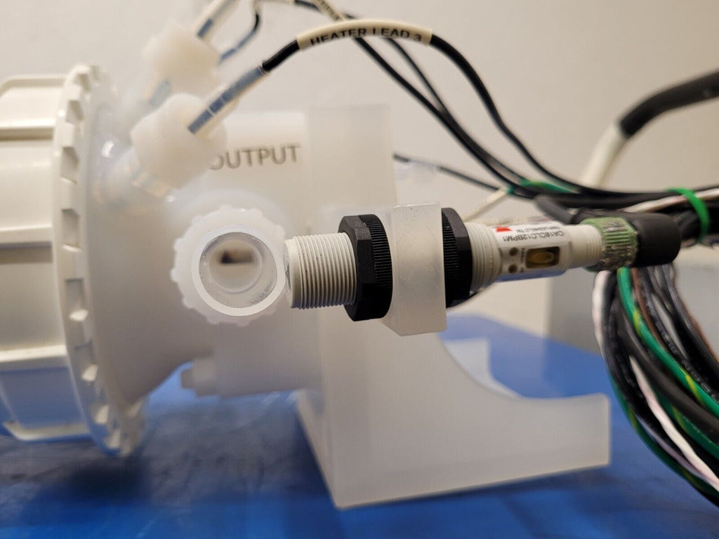 Heateflex LHN-1-09-0-A01-24-23 Ultra Pure In-line Fluid Acid Heater PVDF/PFA 9kW