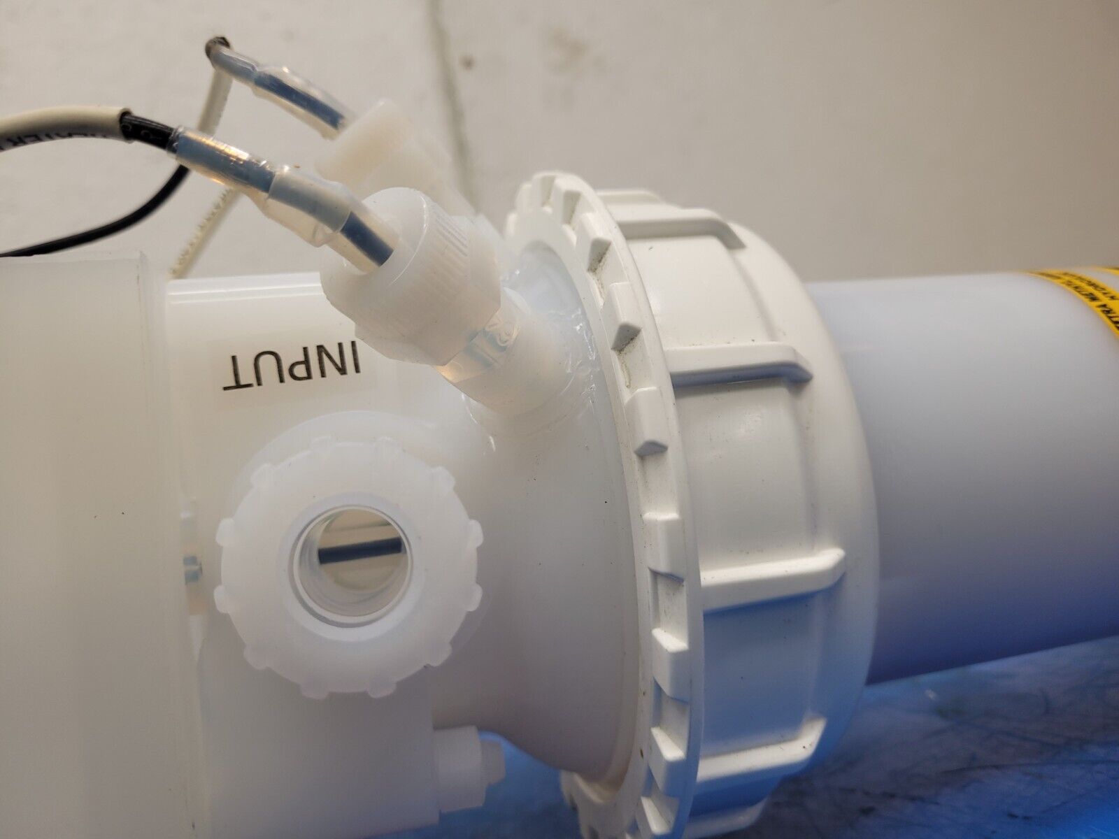 Heateflex LHN-1-09-0-A01-24-23 Ultra Pure In-line Fluid Acid Heater PVDF/PFA 9kW