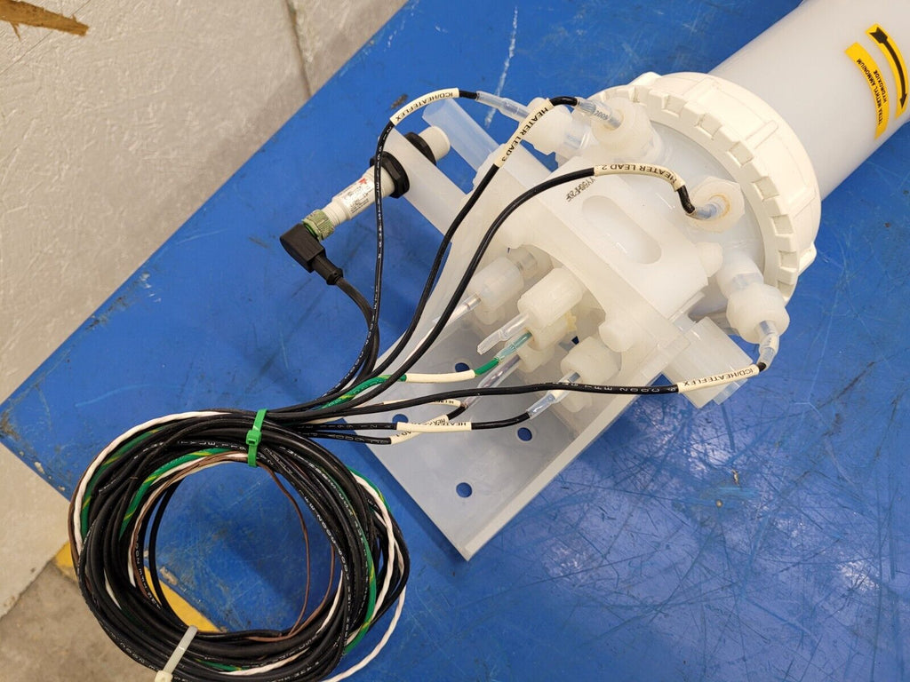 Heateflex LHN-1-09-0-A01-24-23 Ultra Pure In-line Fluid Acid Heater PVDF/PFA 9kW