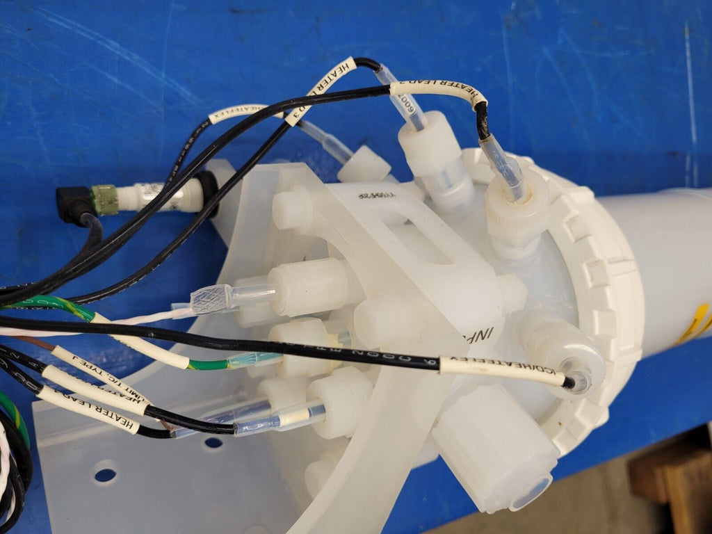 Heateflex LHN-1-09-0-A01-24-23 Ultra Pure In-line Fluid Acid Heater PVDF/PFA 9kW